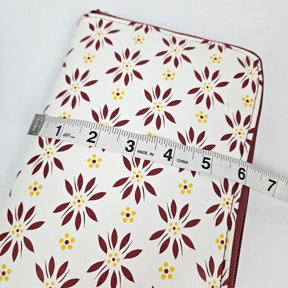 Temptations Packable Travel Reusable Insulated Nylon Shopping Tote Bag Rust Red - Picture 5 of 9